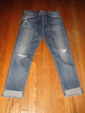C of H Liya Hi-Lo Hem Distressed Jeans